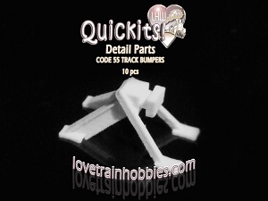 N Scale Track Bumpers - Detail Parts