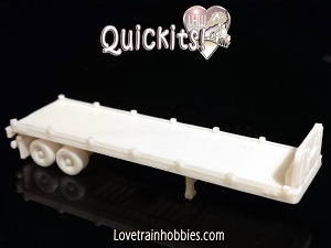 N Scale Semi Trailer - Flatbed