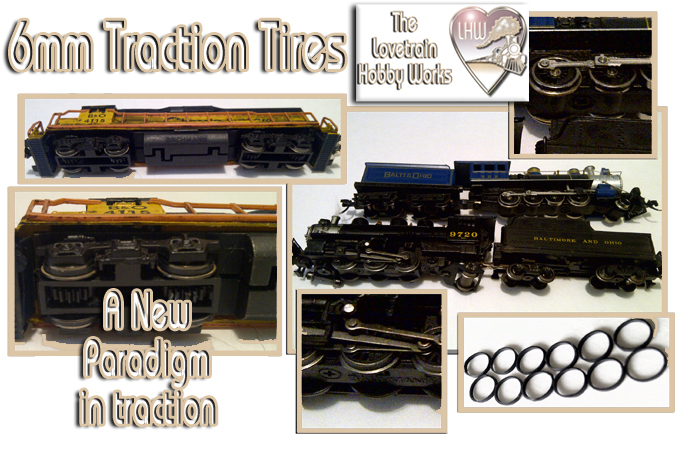 N Scale Traction Tires - The Lovetrain Hobby Works